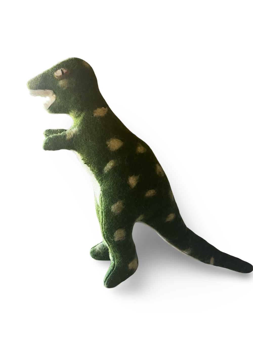 The Winding Road Felted Hand Made Dinosaur T-Rex Plush